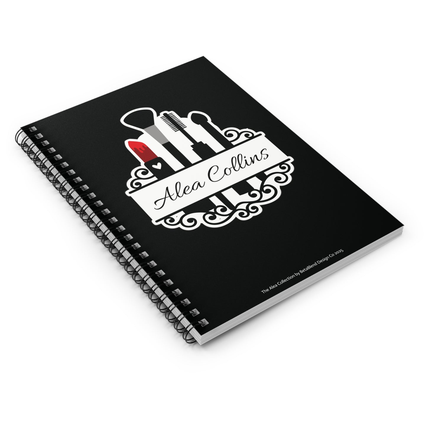 Spiral Notebook - Makeup Design