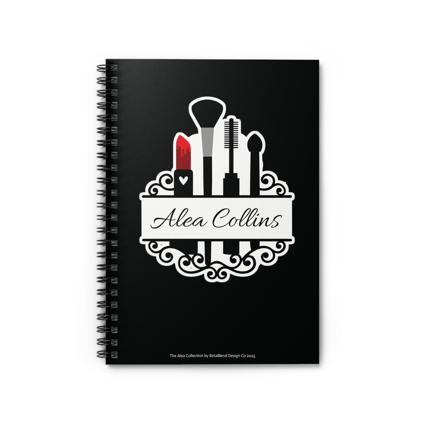 Spiral Notebook - Makeup Design