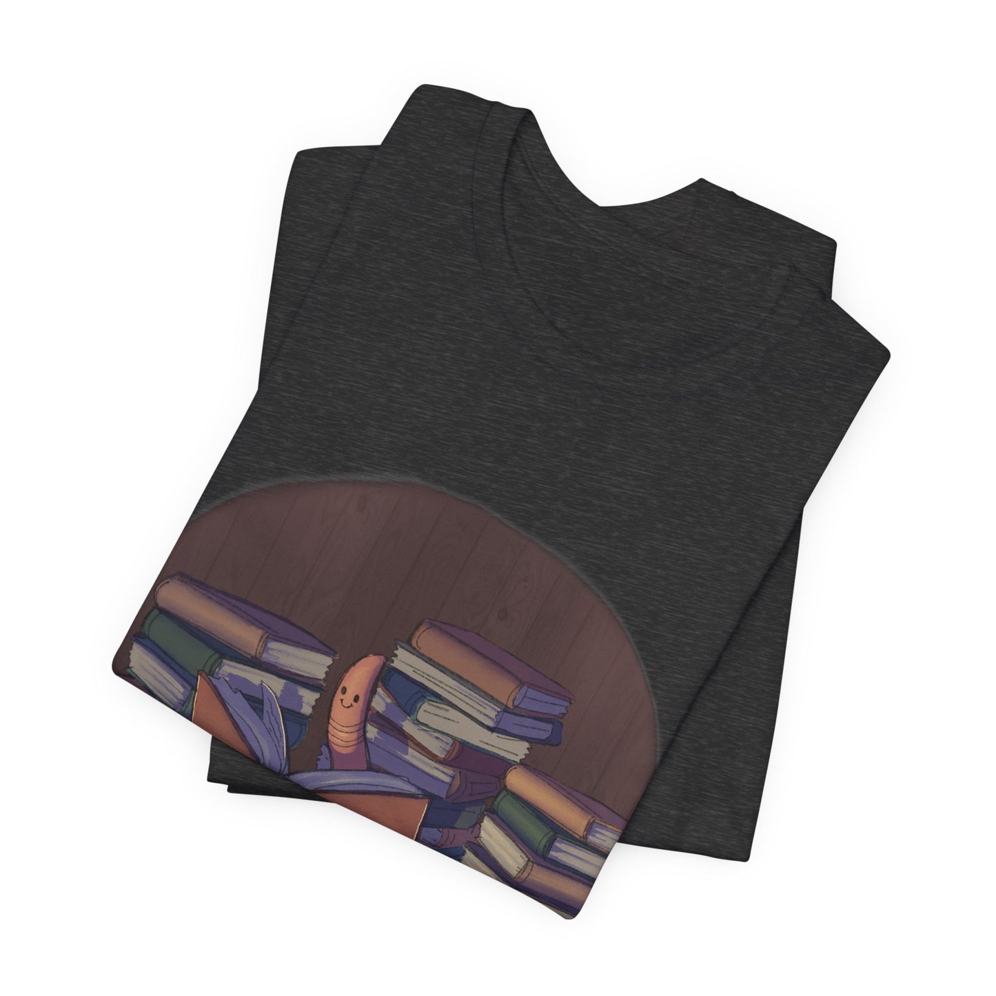 Book Worm by BP Creations - Unisex Jersey Short Sleeve Tee