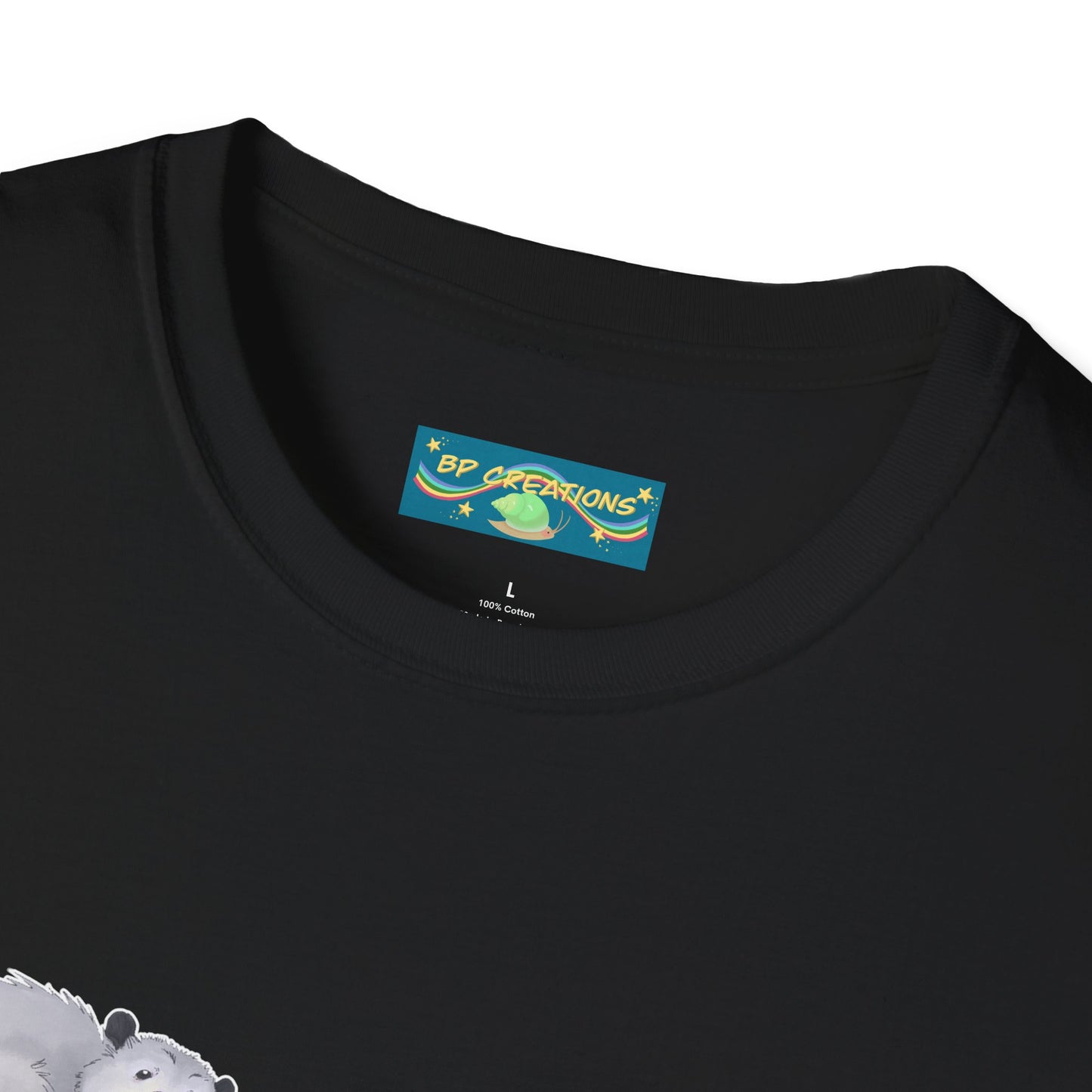 BP Creations - Funny Unisex Softstyle T-Shirt - 'Don't Do That Here' Opossum Tee