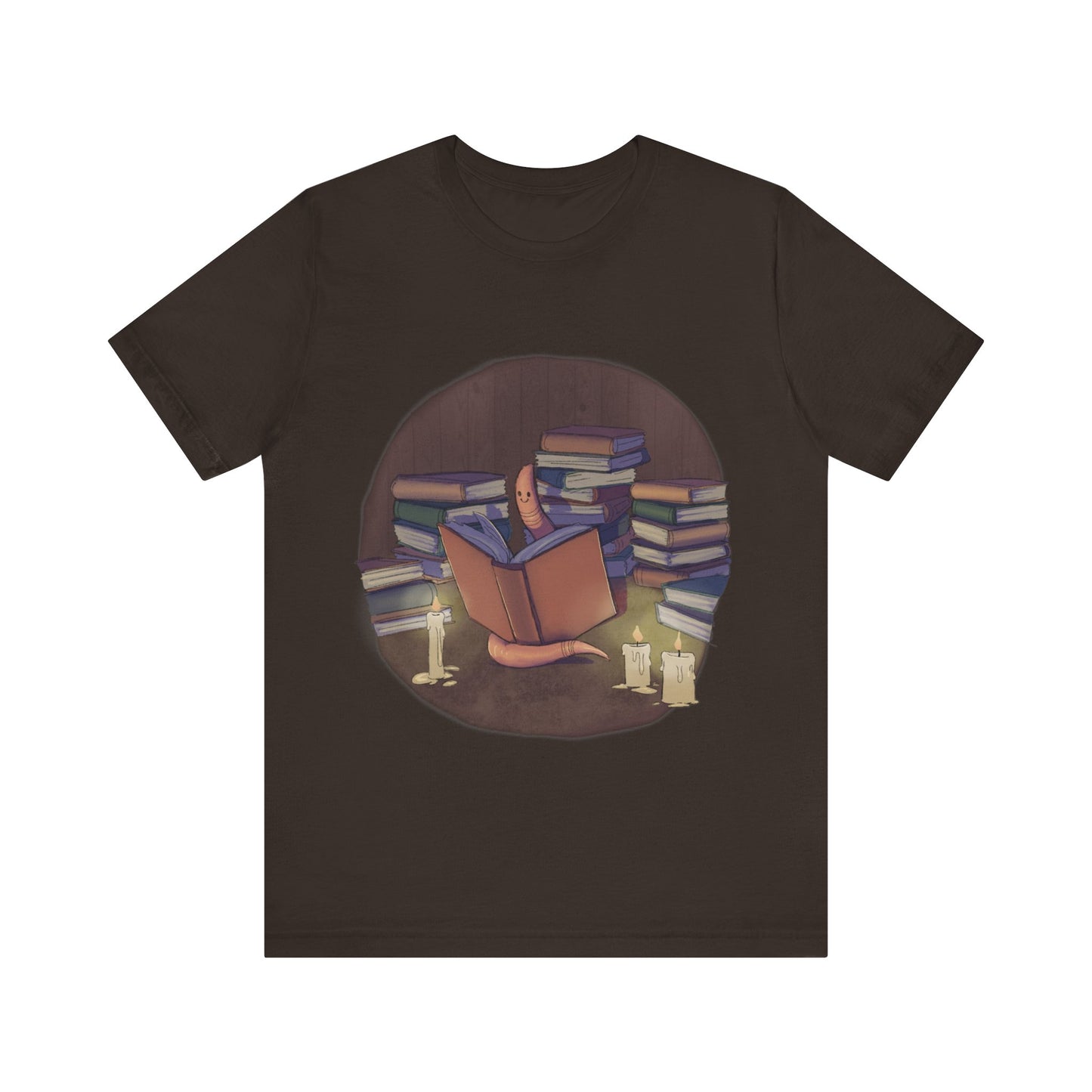 Book Worm by BP Creations - Unisex Jersey Short Sleeve Tee
