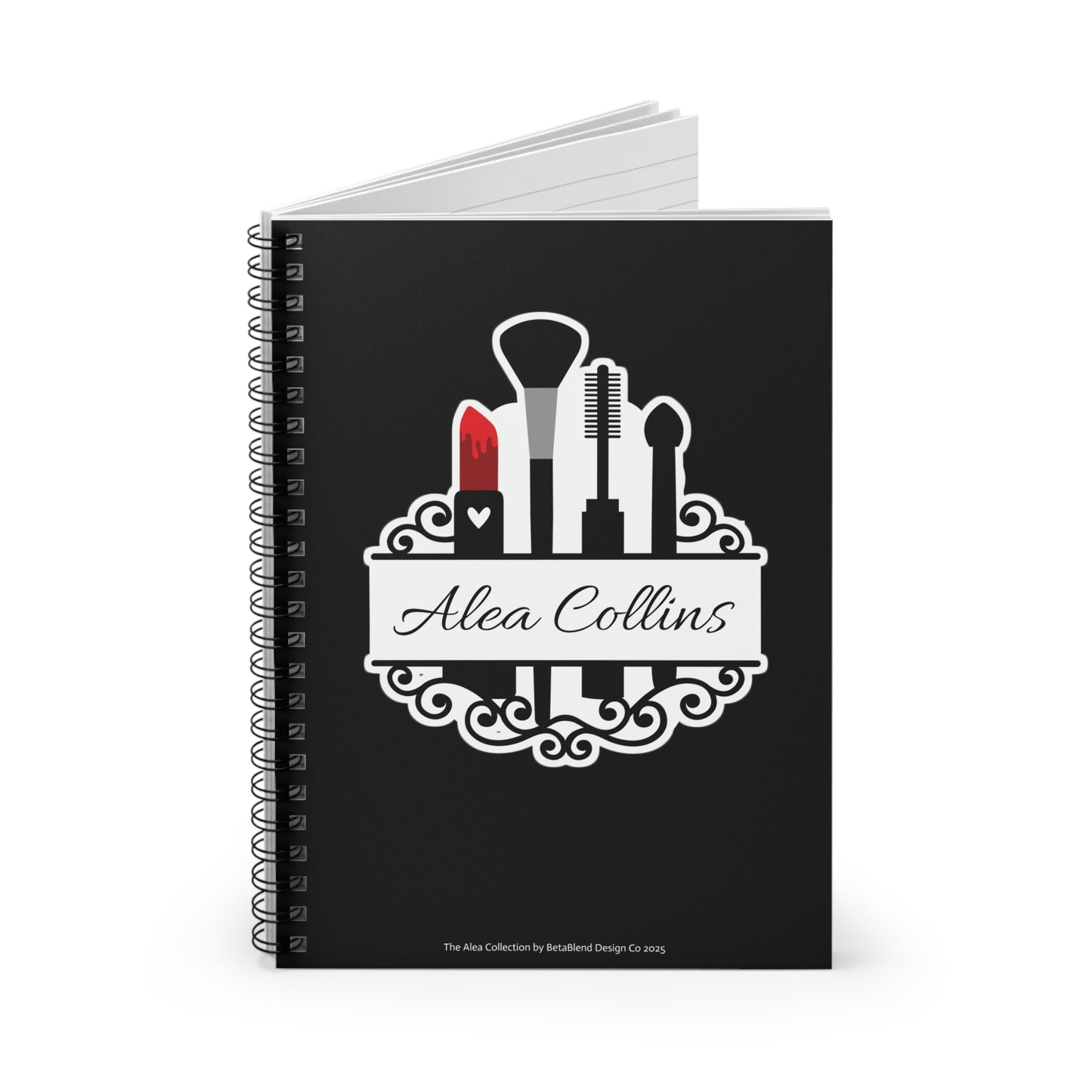Spiral Notebook - Makeup Design