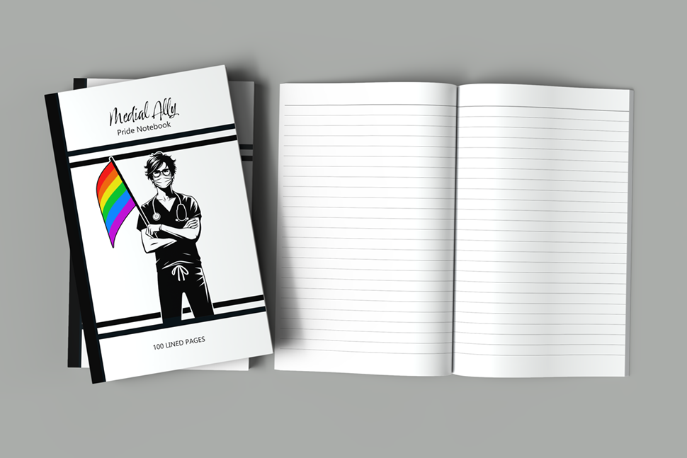 Medical Ally: Pride Notebook | 5x8 inch