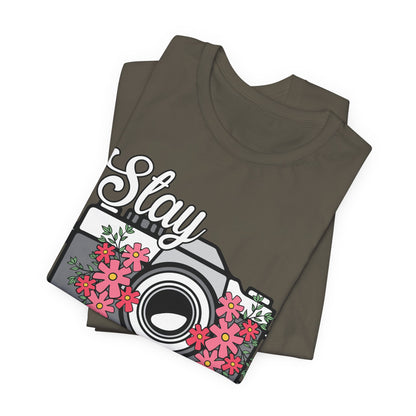 Stay focused - Camera  - Jersey Short Sleeve Tee | 4