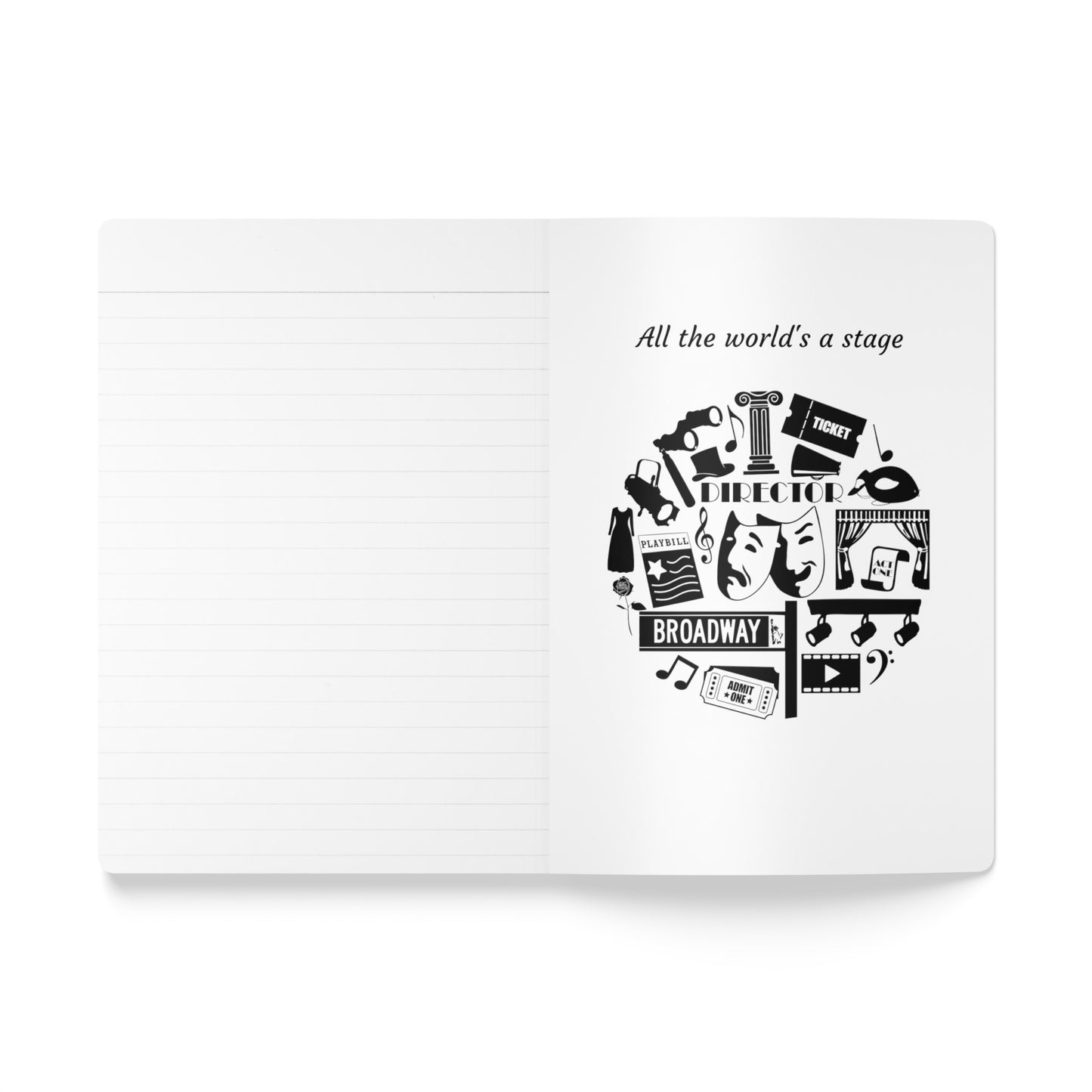 Theater Kid Journal/Notebook (Soft Cover) | 1