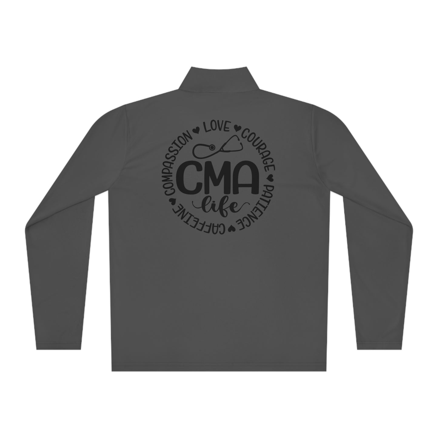 CMA - Unisex Quarter-Zip Pullover - Medical Assistant