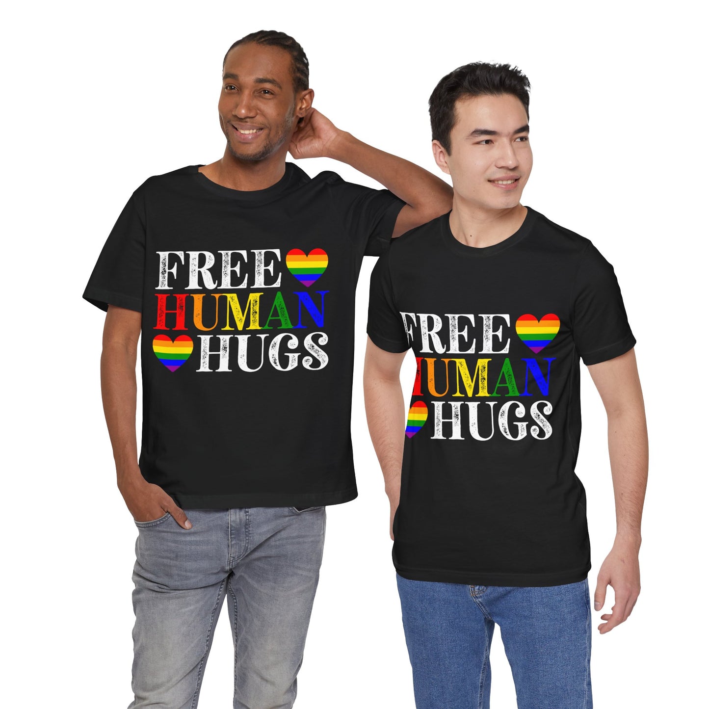 Free Human Hugs - Jersey Short Sleeve Tee