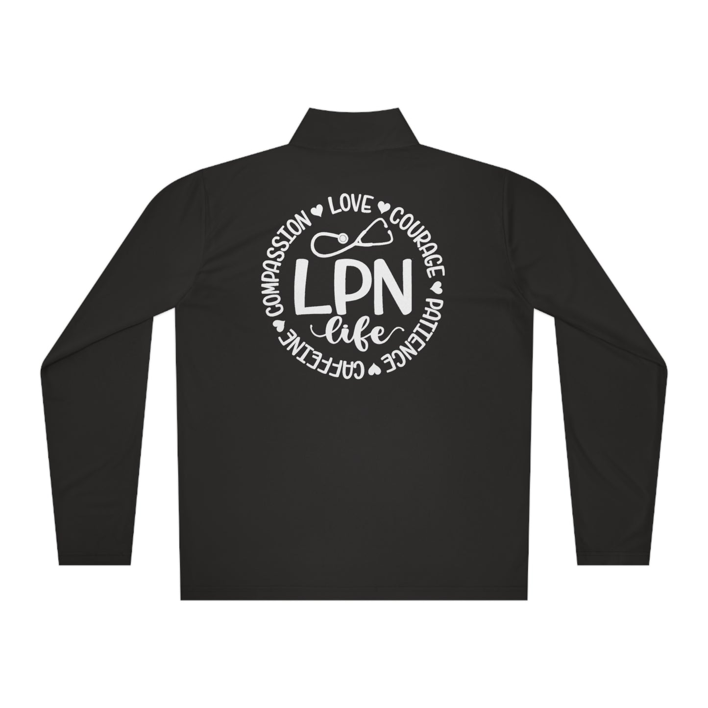 LPN - Unisex Quarter-Zip Pullover - Nurse