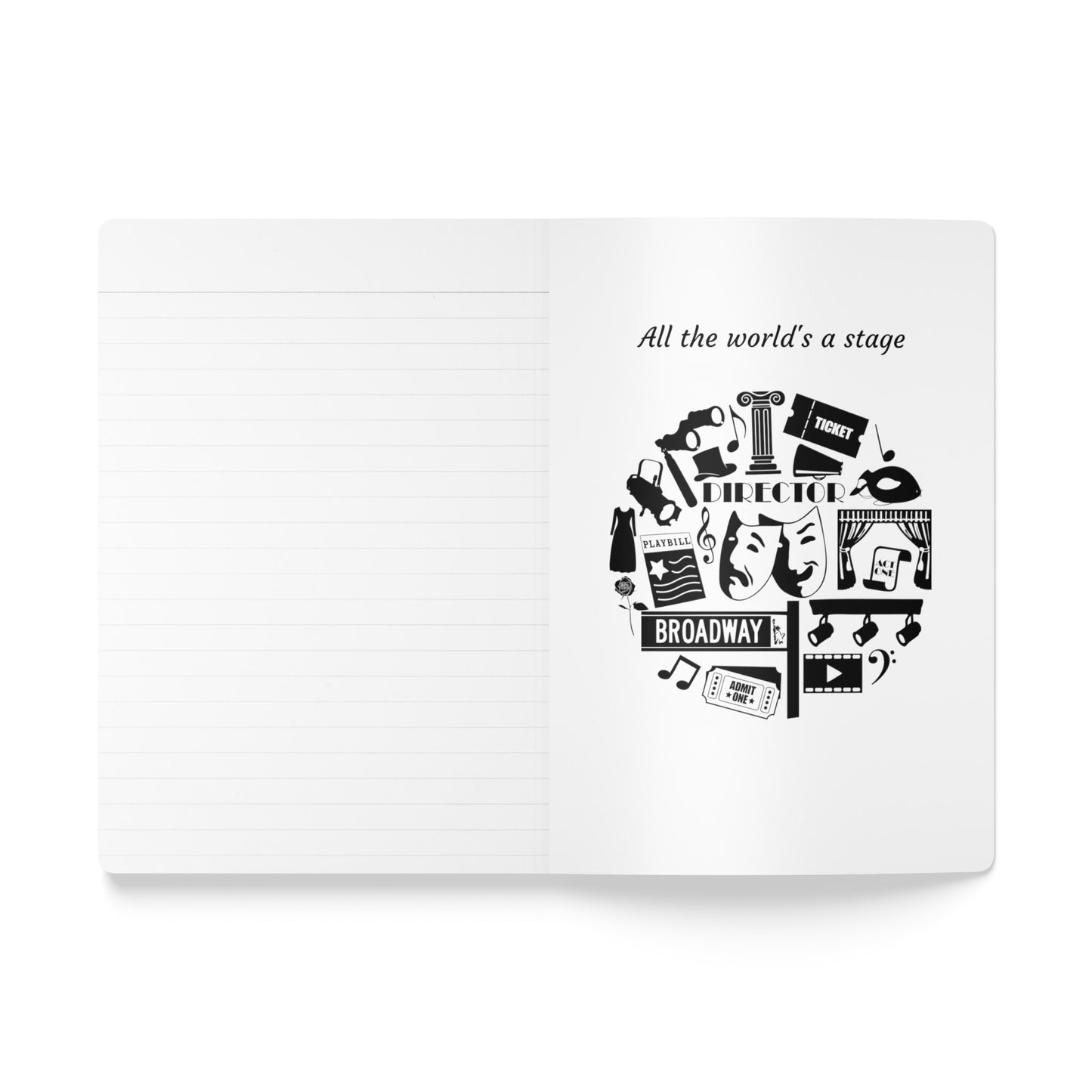 Theater Kid Journal/Notebook (Soft Cover) | 2