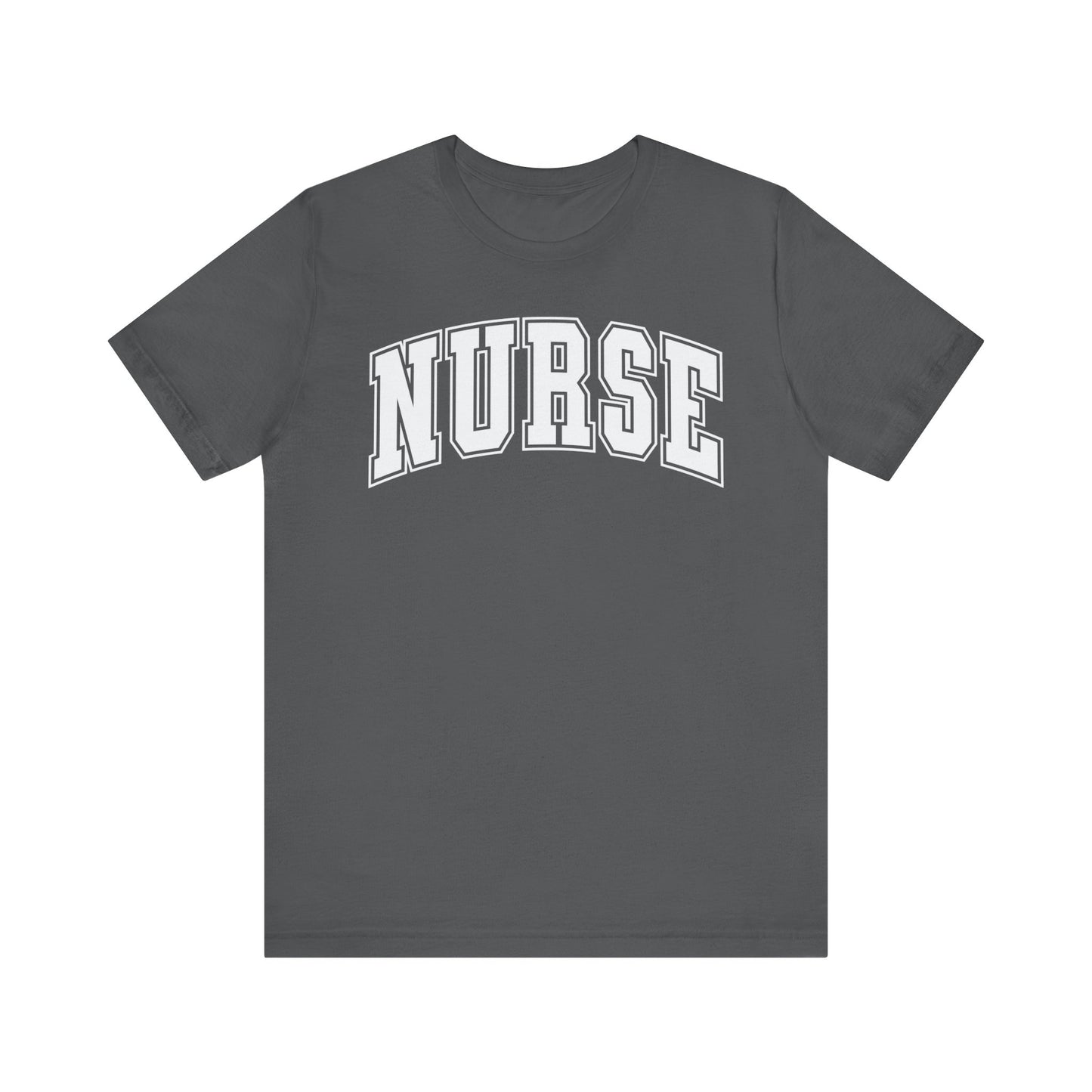 Collegiate "nurse" - Unisex Jersey Short Sleeve Tee - Nurse