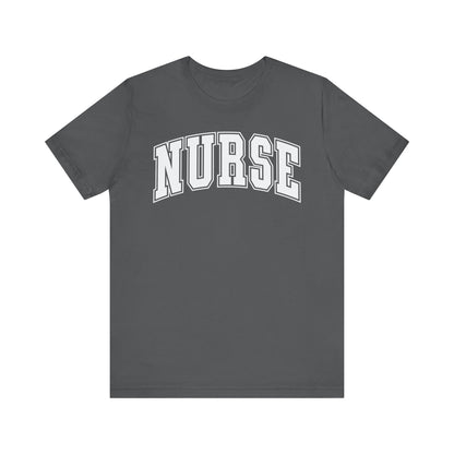 Collegiate "nurse" - Unisex Jersey Short Sleeve Tee - Nurse