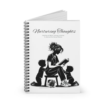 Mom Journal - Nurturing Thoughts - Spiral - Ruled Line | 2