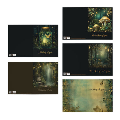 PD - Mystical Forest -  Multi-Design Greeting Cards (5-Pack) | 1a