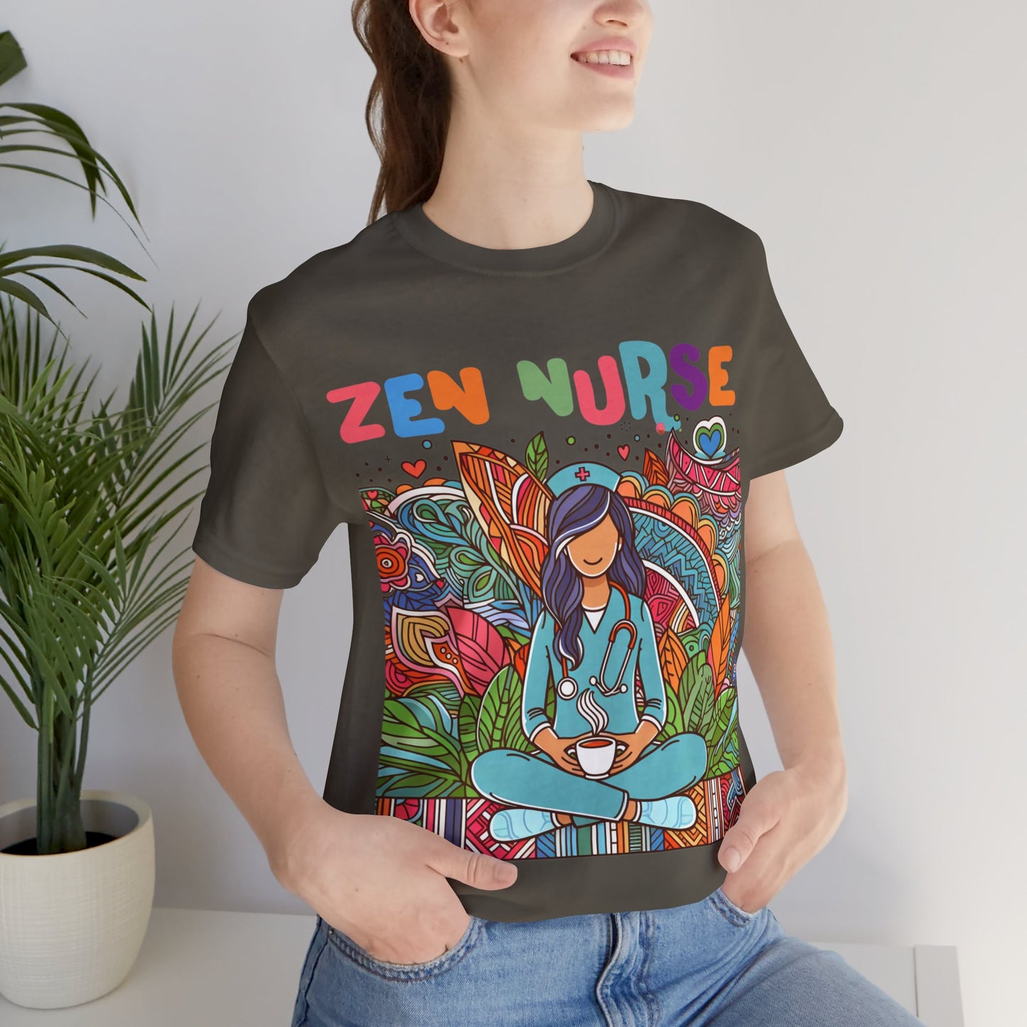 Zen Nurse - Unisex Jersey Short Sleeve Tee