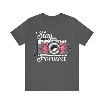 Stay focused - Camera  - Jersey Short Sleeve Tee | 4