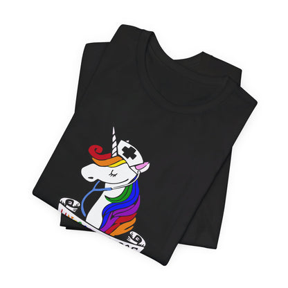 Unicorn Nurse - Unisex Jersey Short Sleeve Tee - Nurse