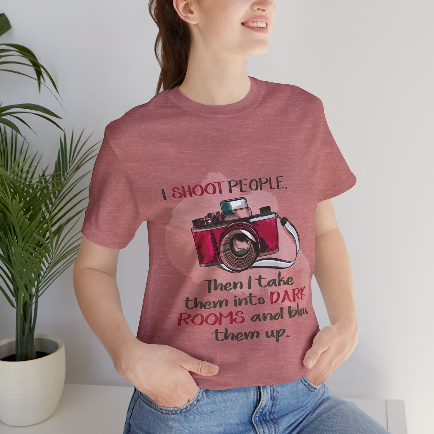 I shoot people - Camera Humor - Jersey Short Sleeve Tee | 1