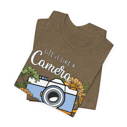 Life is like a Camera  - Jersey Short Sleeve Tee | 1