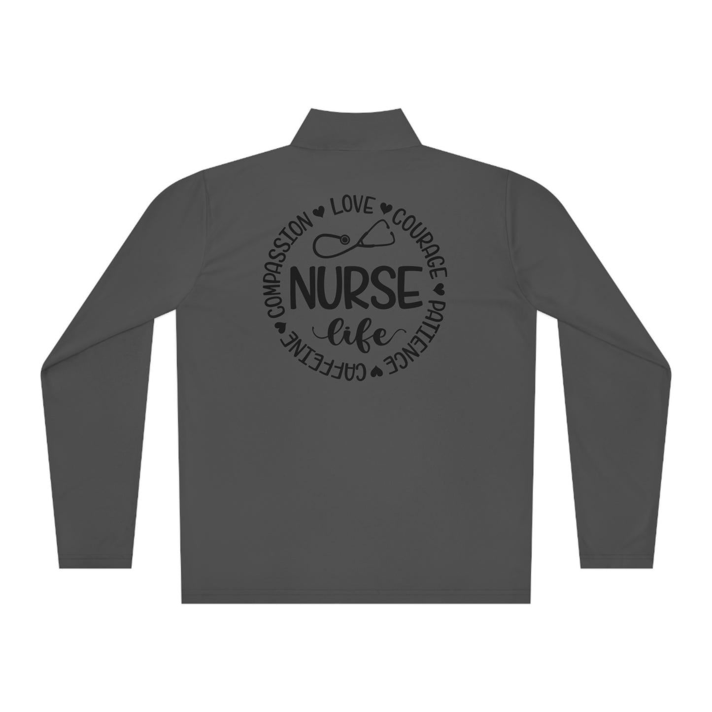 RN - Unisex Quarter-Zip Pullover - Nurse