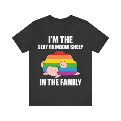 Rainbow Sheep -  Jersey Short Sleeve Tee