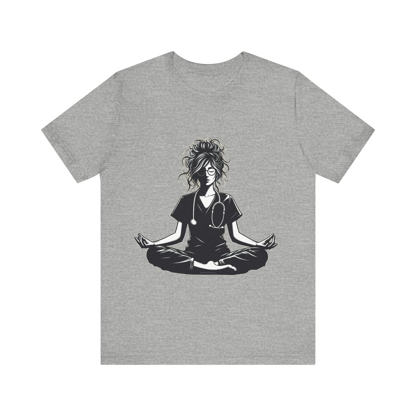 Nurse yoga pose - Unisex Jersey Short Sleeve Tee