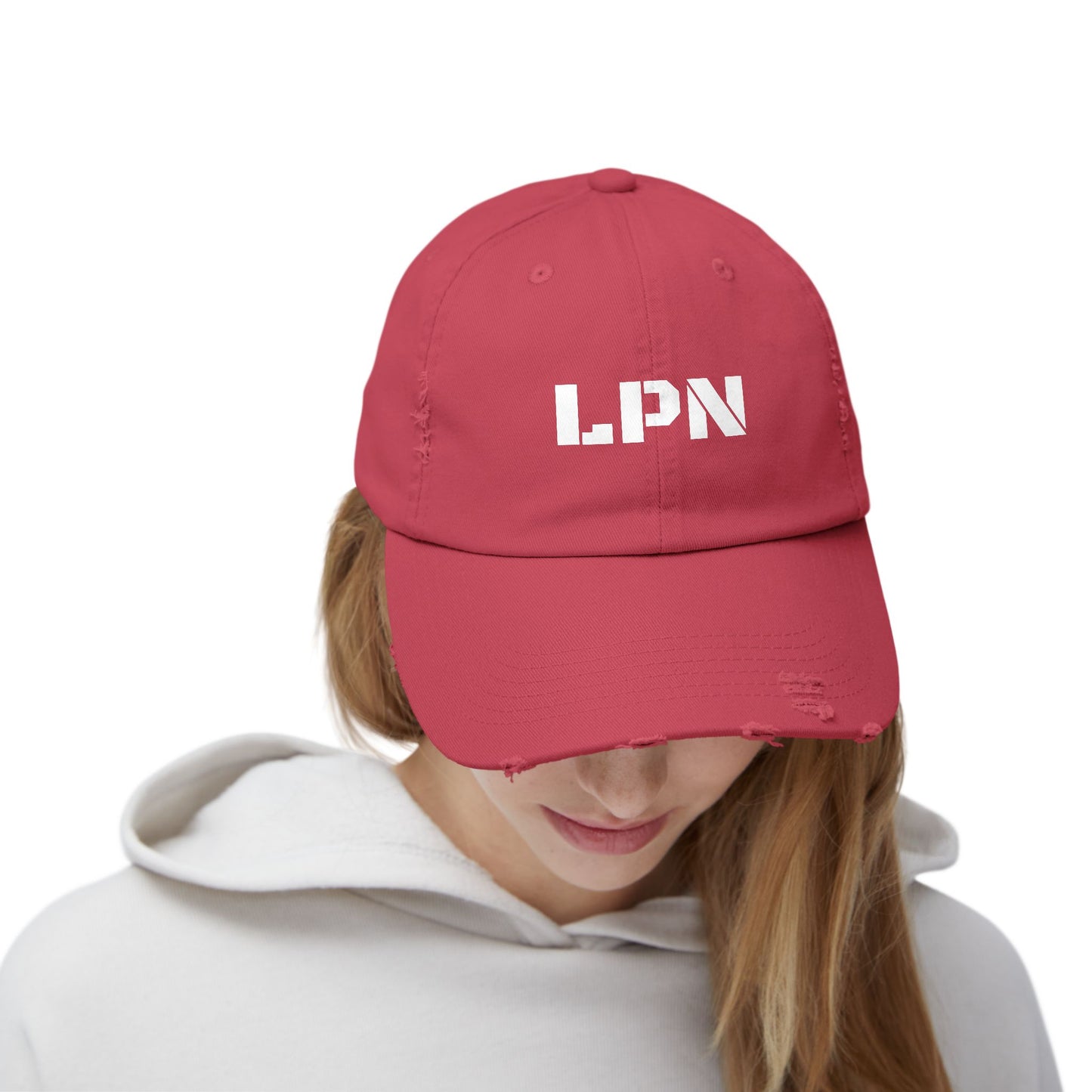 Nurse - Unisex Distressed Cap - LPN