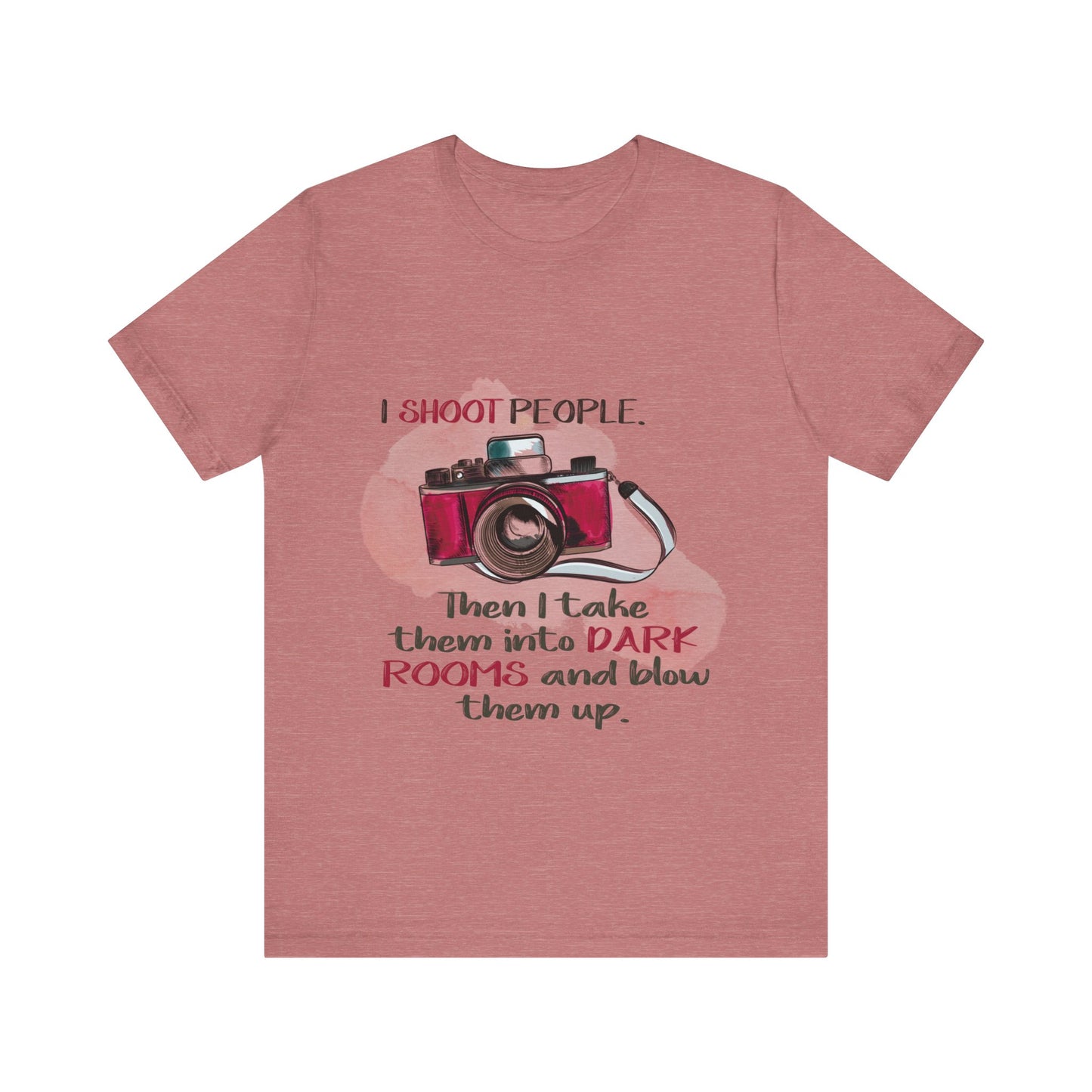 I shoot people - Camera Humor - Jersey Short Sleeve Tee | 1