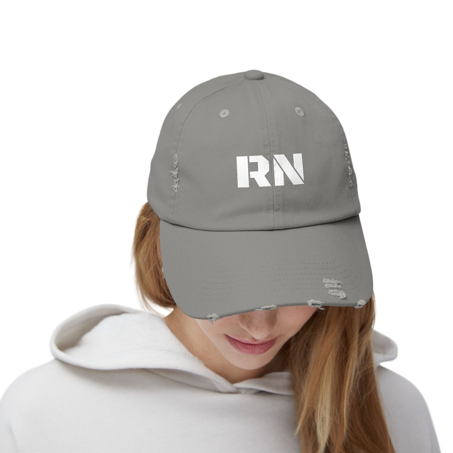 Nurse - Unisex Distressed Cap - RN