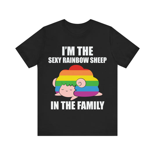 Rainbow Sheep -  Jersey Short Sleeve Tee