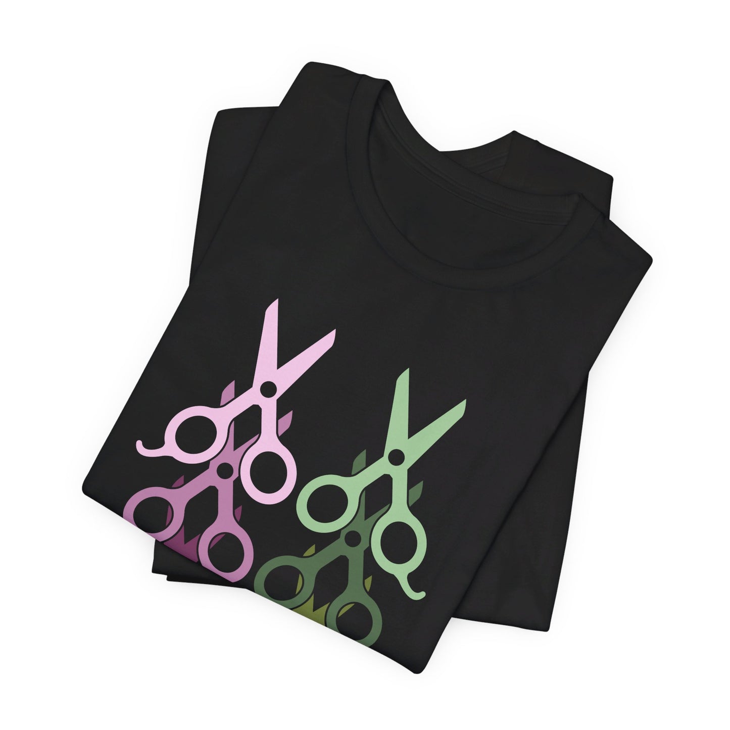 Colorful scissors - Unisex Jersey Short Sleeve Tee - Cosmetology