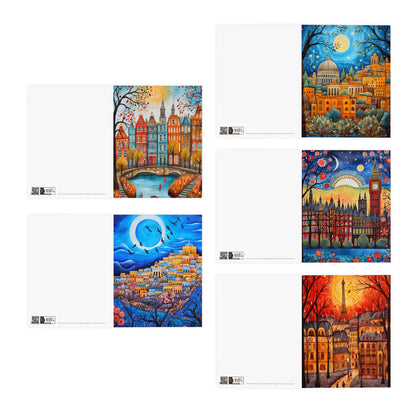 DP - World Cities - Multi-Design Greeting Cards (5-Pack) | 2