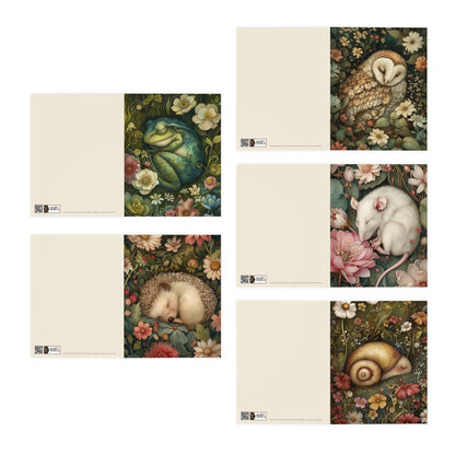 DP - Sleeping Animals - Multi-Design Greeting Cards (5-Pack) | 7