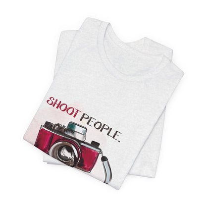 I shoot people - Camera Humor - Jersey Short Sleeve Tee | 1