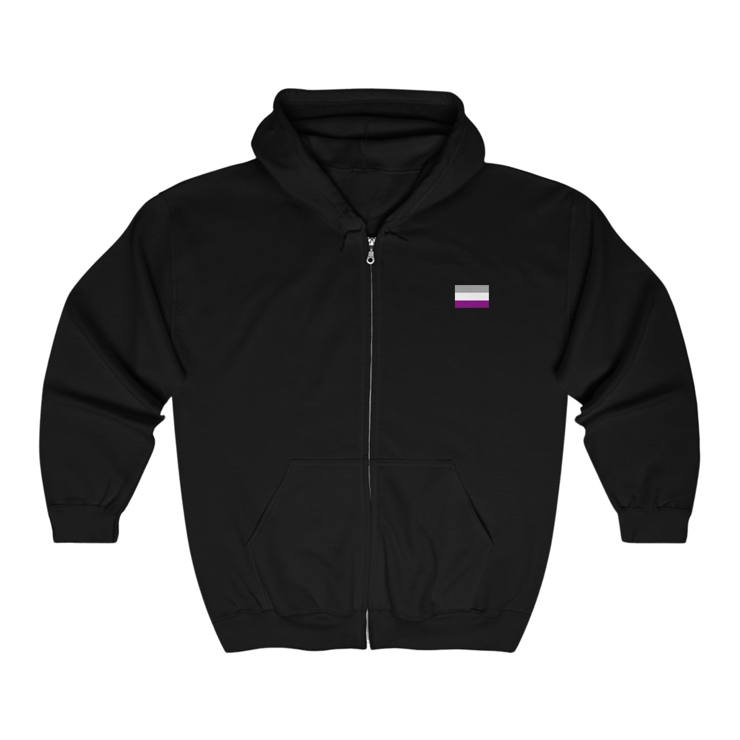 Asexual -  Heavy Blend™ Full Zip Hooded Sweatshirt