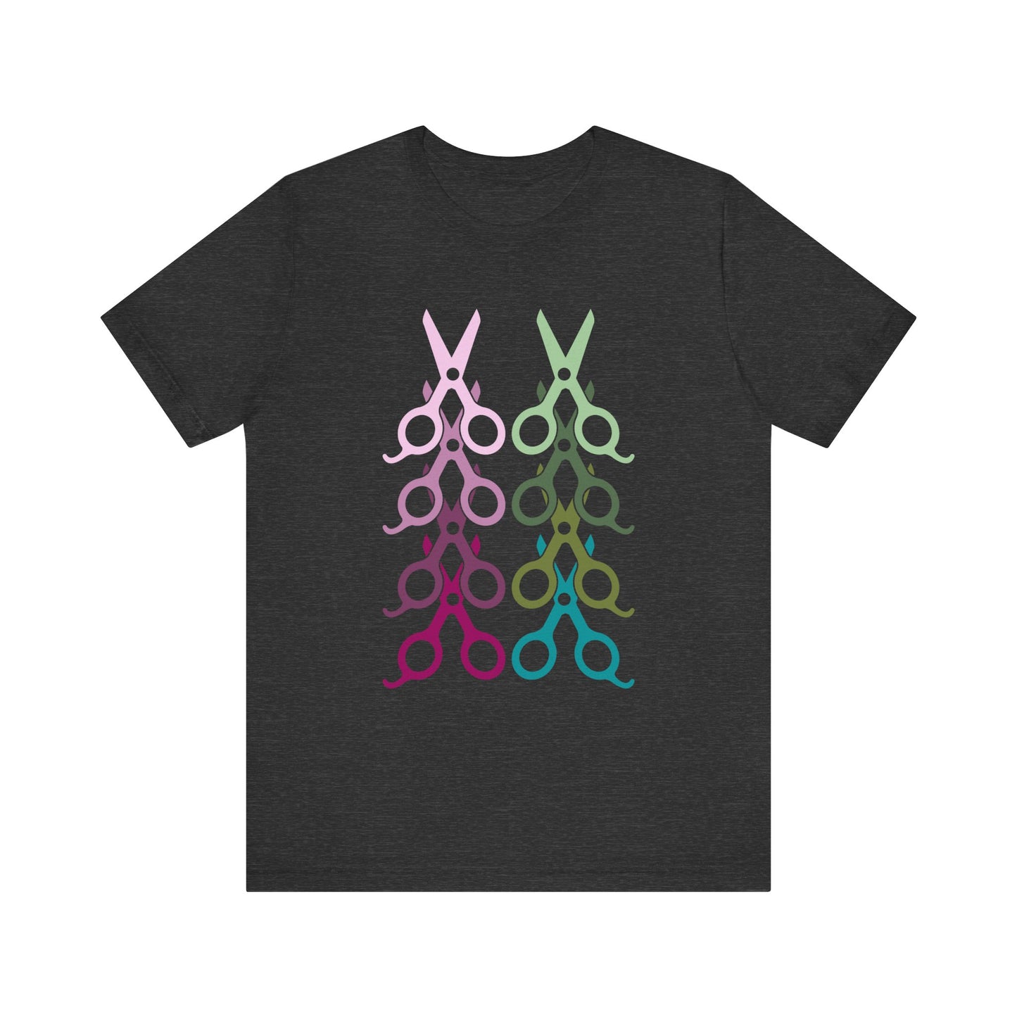 Colorful scissors - Unisex Jersey Short Sleeve Tee - Cosmetology