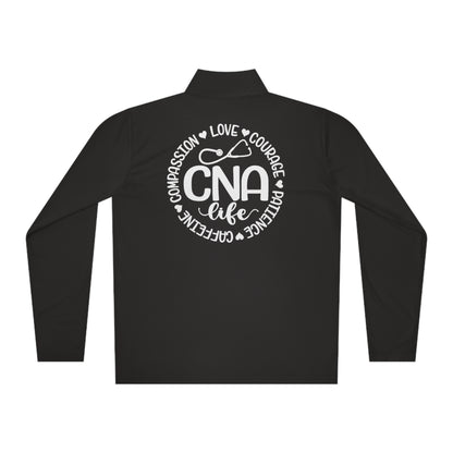 CNA - Unisex Quarter-Zip Pullover - Medical Staff