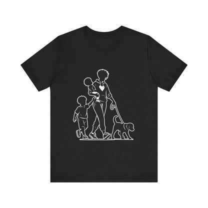 Mother w/children -  Jersey Short Sleeve Tee | 1