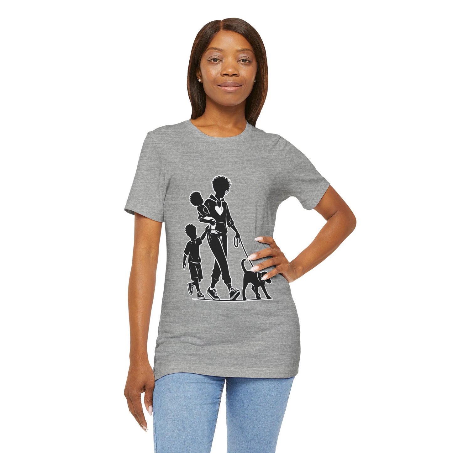 Mother w/children -  Jersey Short Sleeve Tee | 1