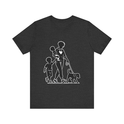 Mother w/children -  Jersey Short Sleeve Tee | 1