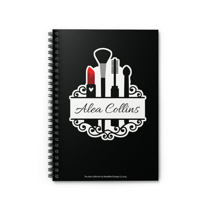 Spiral Notebook - Makeup Design