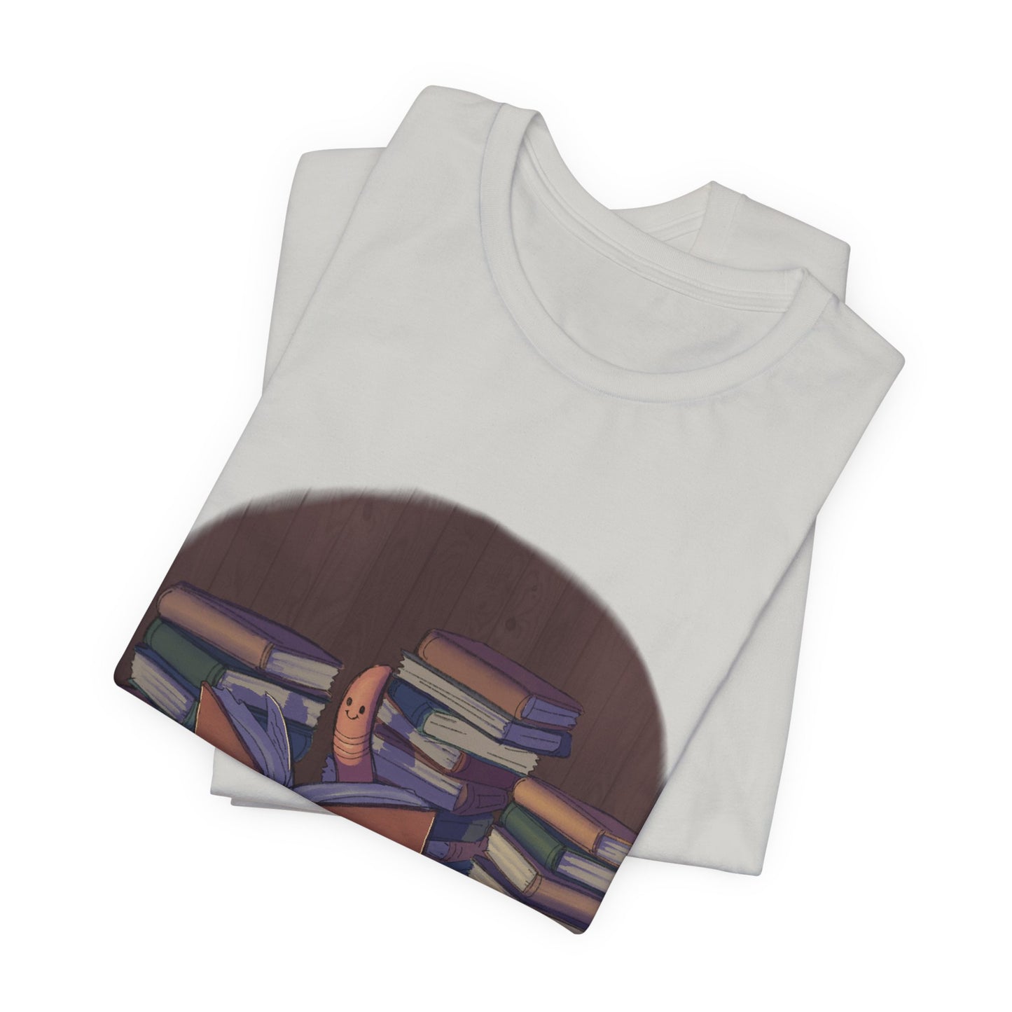 Book Worm by BP Creations -  Unisex Jersey Short Sleeve Tee