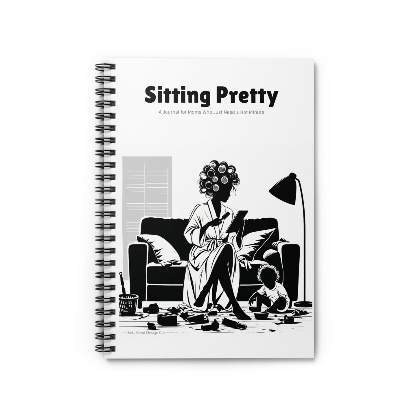 Mom Journal - Sitting Pretty - Spiral - Ruled Line | 4