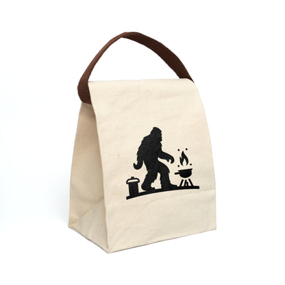 Canvas Lunch Bag With Strap - Sasquatch