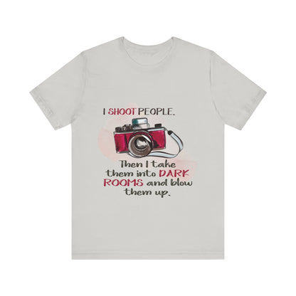 I shoot people - Camera Humor - Jersey Short Sleeve Tee | 1