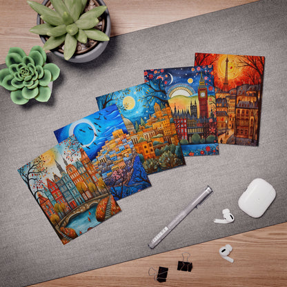 DP - World Cities - Multi-Design Greeting Cards (5-Pack) | 2