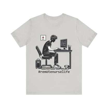 Remote Nurse  (male) - Unisex Jersey Short Sleeve Tee