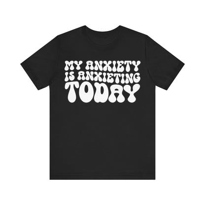 Funny Anxiety - Jersey Short Sleeve Tee | 2