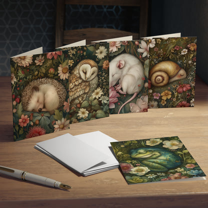 DP - Sleeping Animals - Multi-Design Greeting Cards (5-Pack) | 7