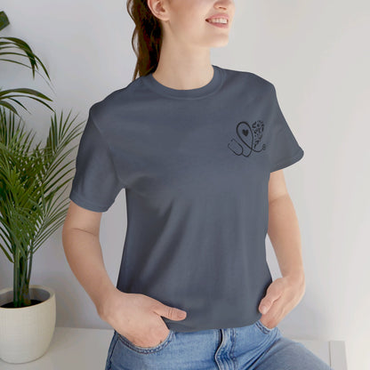 Healthcare heart - Unisex Jersey Short Sleeve Tee - Nurse