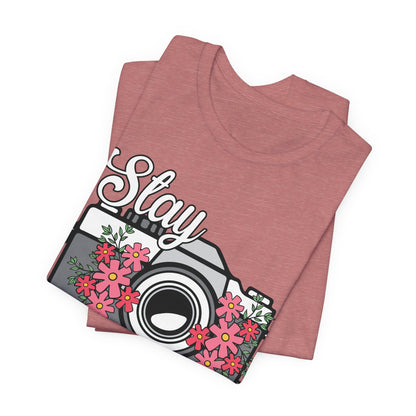 Stay focused - Camera  - Jersey Short Sleeve Tee | 4